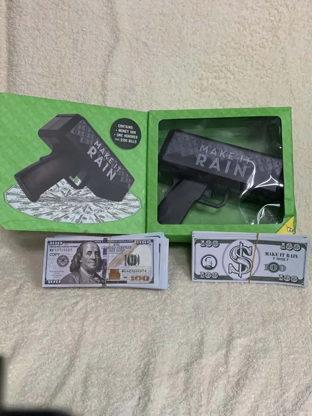 Black Cash Gun - Make It Rain Money Maker